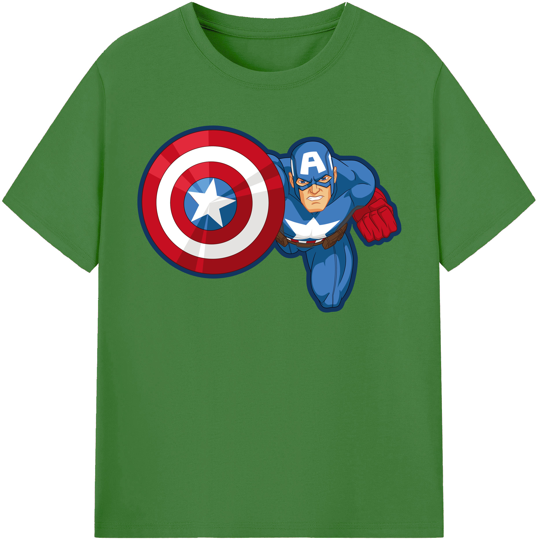 （画像用） アベンジャーズ The Avengers レディースカジュアルプリントTシャツ（綿100％）